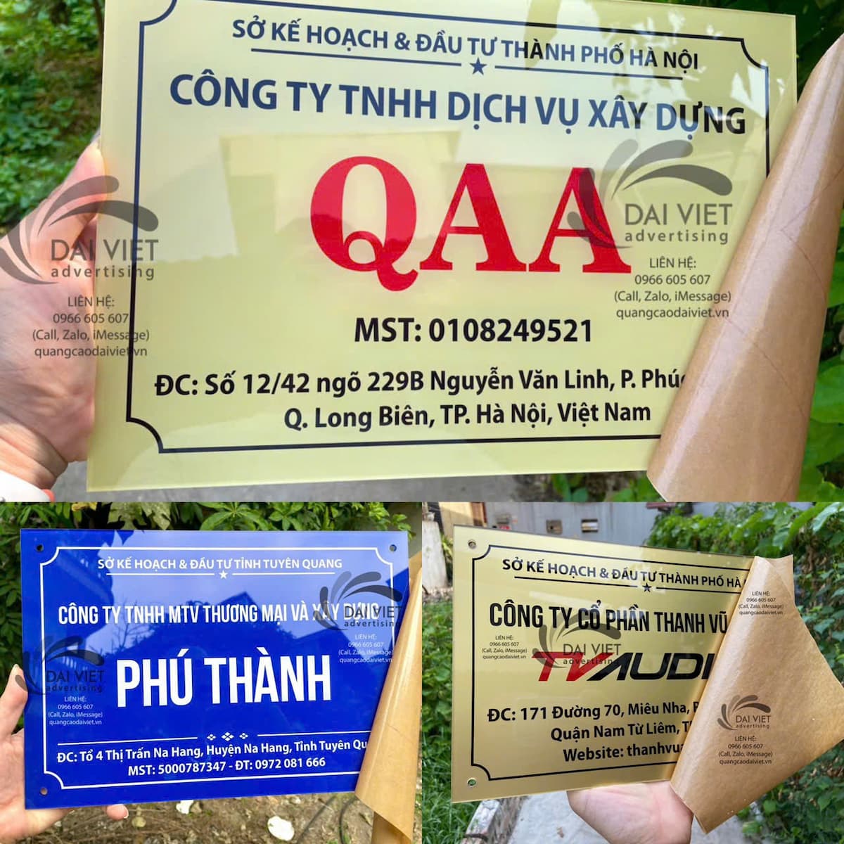 Bảng Hiệu Công Ty Tại Long Biên
